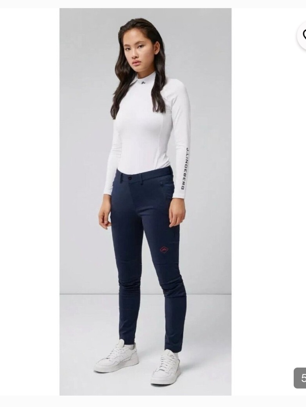 J.Lindeberg W Sierra Trekking Pant in Navy Size Small New with Tags